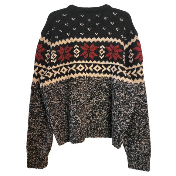 Polo Ralph Lauren Hand Knit Lambs Wool Silk Snowflake Sweater - Picture 4 of 6